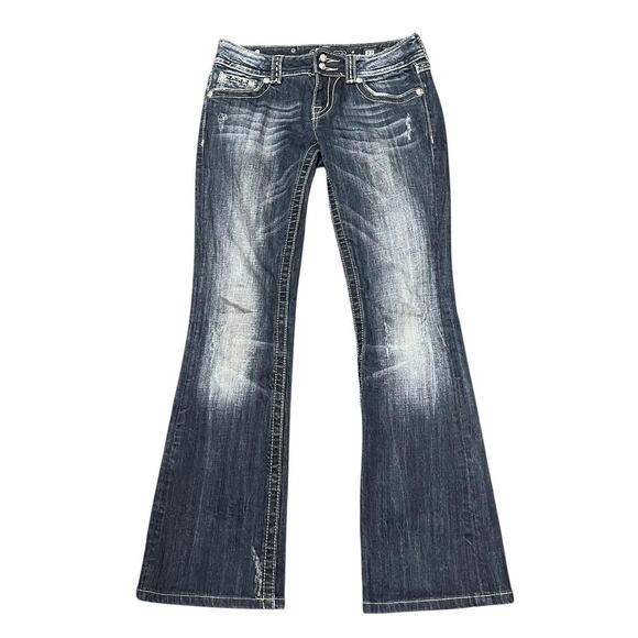 Miss Me Denim - Y2K Miss Me Low Rise Boot Cut Jeans